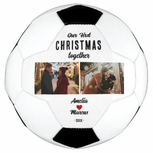 Ballon De Foot Notre Premier Noël Ensemble 2 Photos