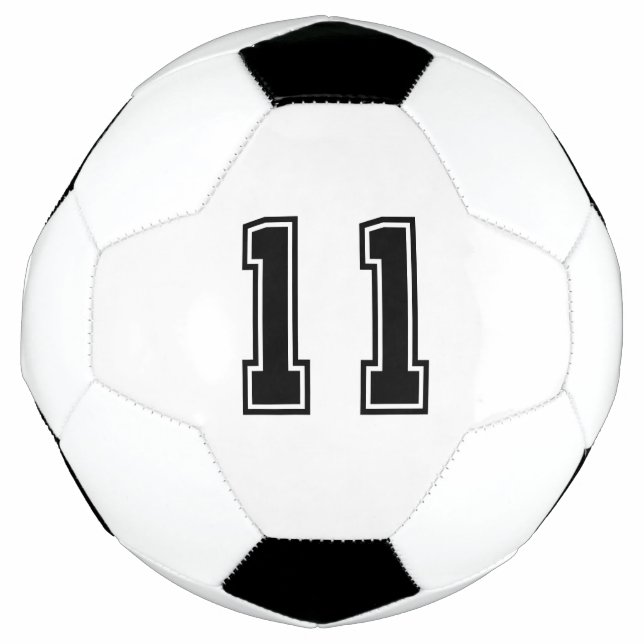 Ballon De Foot Numéro 11 (Devant)