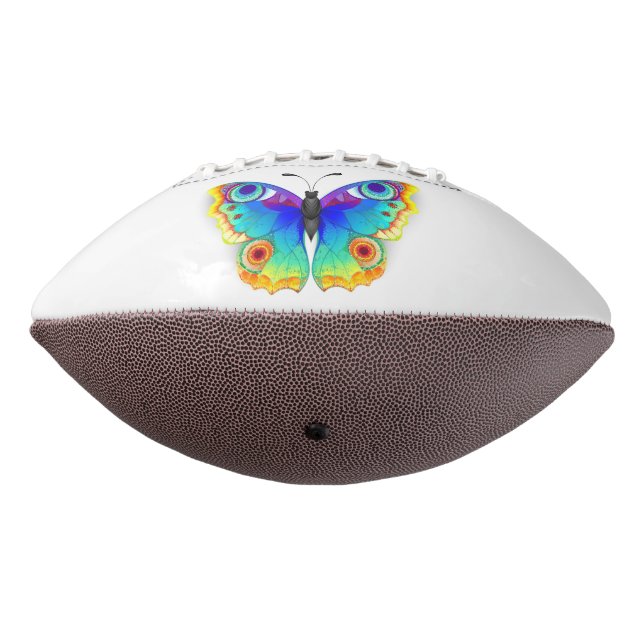 Ballon De Foot Oeil de paon arc-en-ciel (Tourné à 270°)