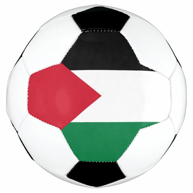 Ballon De Foot officiellement le drapeau de l'État de Palestine (Devant)