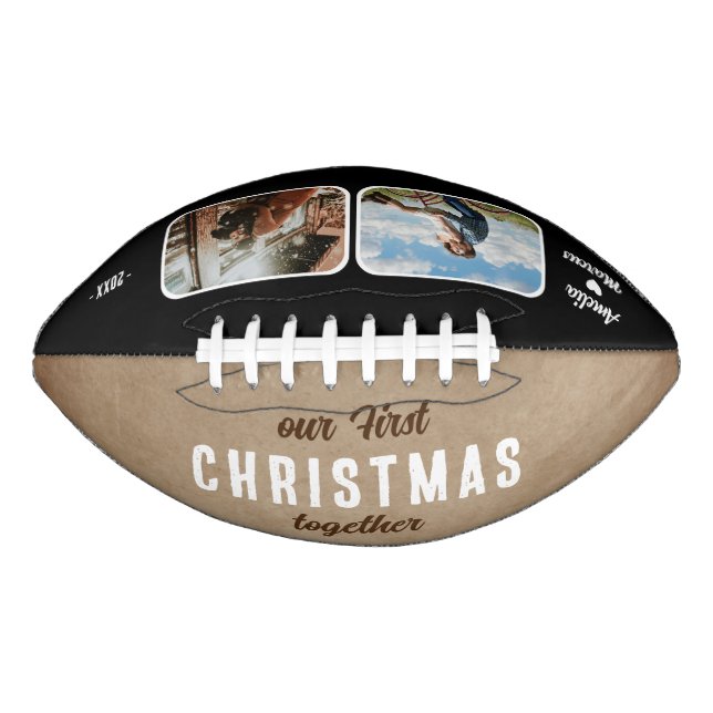 Ballon De Foot Our First Christmas Together 2 Photos  (Devant)