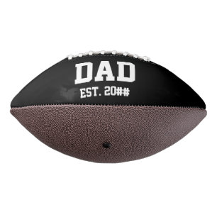 Ballon De Foot Papa Est. Année décennale Noir et Blanc