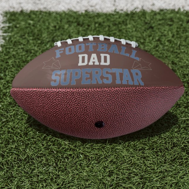 Ballon De Foot Papa Superstar Nom personnalisé Mini football (A mini football with Dad's name on it - a perfect Father's Day gift for the football fan.)