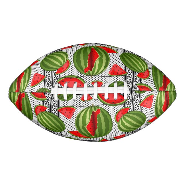 Ballon De Foot Pastèque Palestine - Slice (Devant)