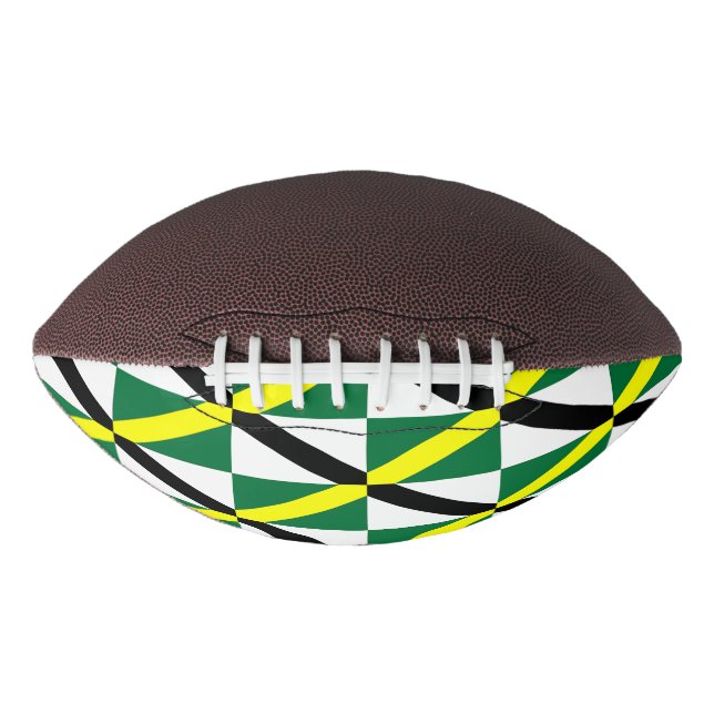 Ballon De Foot Patriotic american football with flag of Monterey (Devant)