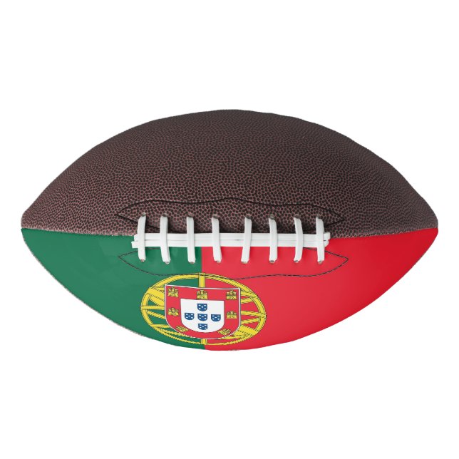 Ballon De Foot Patriotic american football with flag of Portugal (Devant)