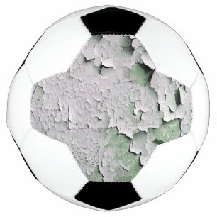 BALLON DE FOOT PEINTURE DE PEELING ANCIENNE