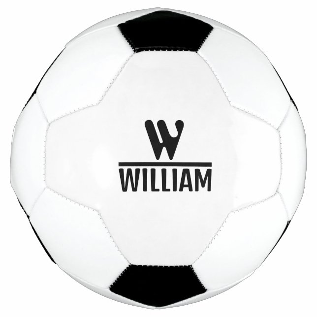 Ballon De Foot Personalize Monogram Name (Devant)