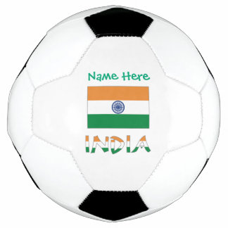 Ballon De Foot Personalized India Flag