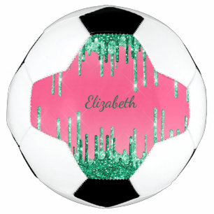 Ballon De Foot Personnaliser les gouttes de Parties scintillant v