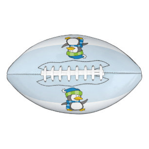 Ballon De Foot Petit pingouin marchant sur la neige
