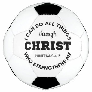 Ballon De Foot Philippiens 4:13 Je peux faire toutes les choses É