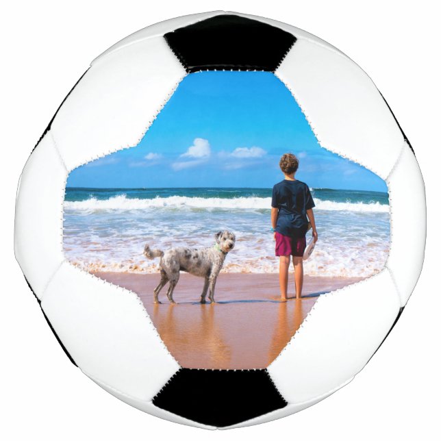 Ballon De Foot Photo personnalisée Soccer Ball Cadeau Votre Chien (Devant)