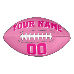 Ballon De Foot PINK CHAUD ET BLANC Custom Football
