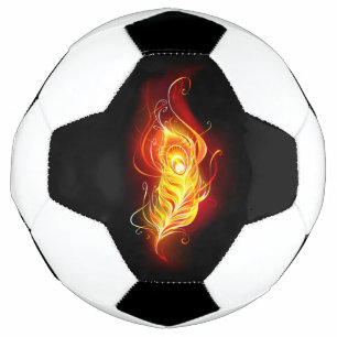 Ballon De Foot Plumes de paquetage de feu