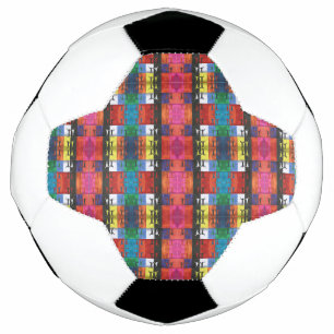 Ballon De Foot Pop art n°1 par Yeshaya Dank - unité et harmonie