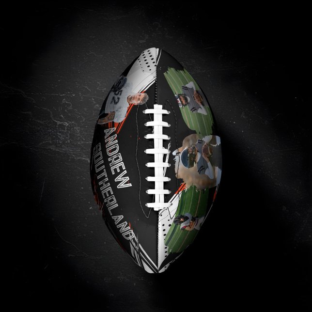 Ballon De Foot Portrait d'athlète personnalisé et photos d'action (Personalized Athlete Portrait & Action Photo Shots Football)