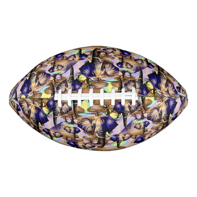 Ballon De Foot Portrait surréaliste de l'éléphant africain (Devant)