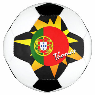 Ballon De Foot Portugal Football & drapeau portugais / BANG