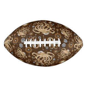 Ballon De Foot Poulpe Steampunk Rétro Fantastique Mécanique
