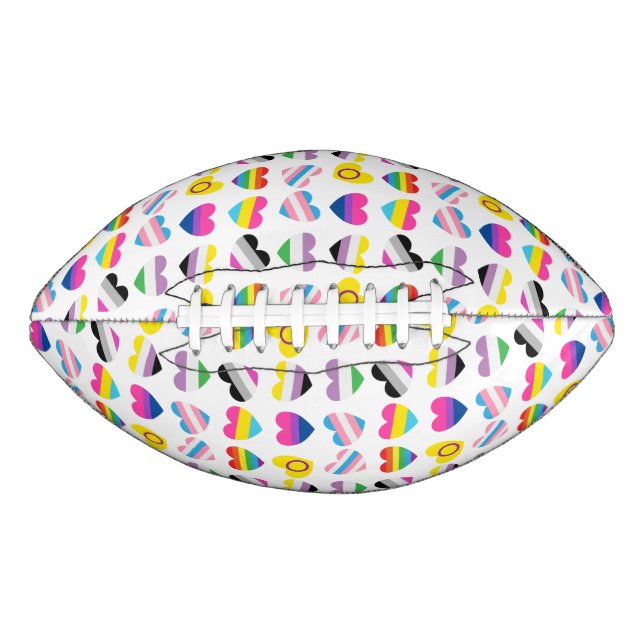 Ballon De Foot Pride Hearts Football (Devant)