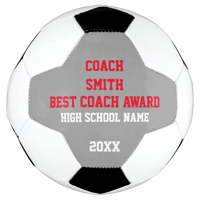 Ballon De Foot Prix du meilleur entraîneur balle de football (Devant)
