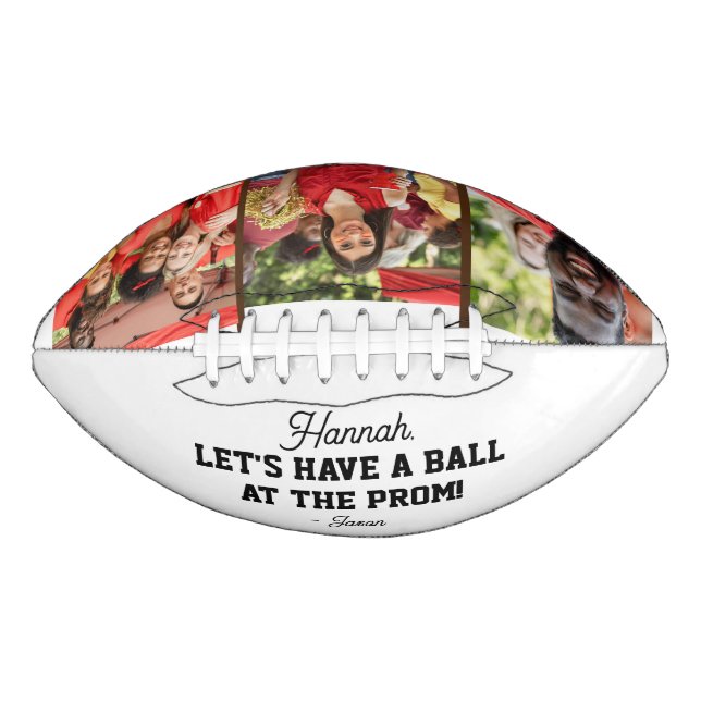 Ballon De Foot Proposition du Prom Promposal Faisons un bal de fo (Devant)