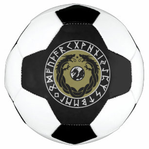 Ballon De Foot Protection de Rune Viking Dragon