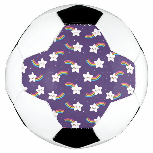 Ballon De Foot Rainbow Stars Soccer Ball (Devant)