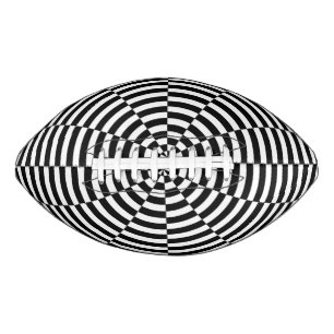 Ballon De Foot Rayonnement noir et blanc