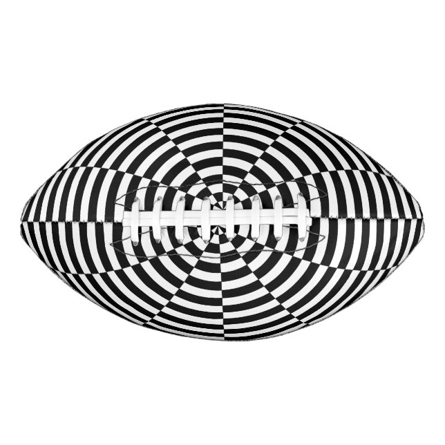 Ballon De Foot Rayonnement noir et blanc (Devant)