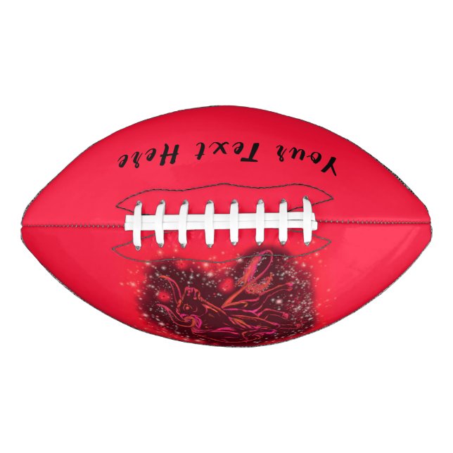 Ballon De Foot Red Bull Running Football Cadeau - Texte personnal (Devant)