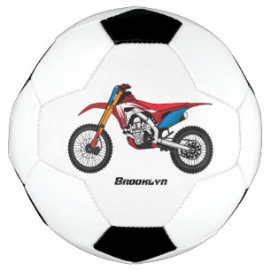 Ballon De Foot Red dirt bike motorcycle