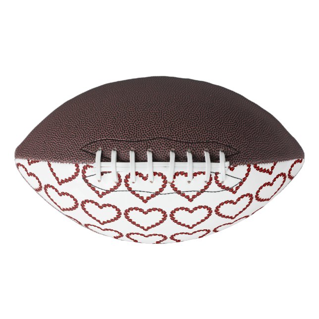 Ballon De Foot Red Ruby Gemstone Heart (Devant)