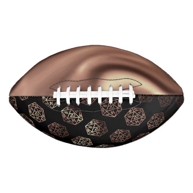 Ballon De Foot RPG Pattern | Blue PnP Tabletop Role Player Dice (Devant)