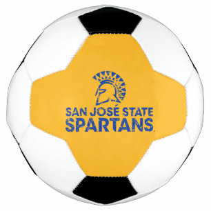 Ballon De Foot San Jose State Spartans Logo Wordmark désorganis