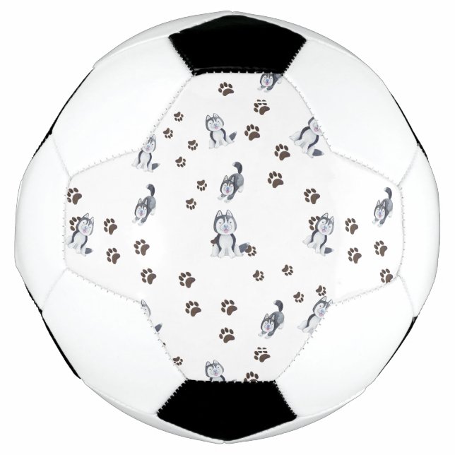 Ballon De Foot Sibérie Husky Chien Chien Chien Chien Animaux Empr (Devant)