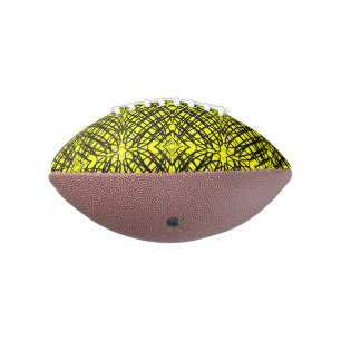 Ballon De Foot Simple Gribouillis   Carrelage Miroir   Jaune  