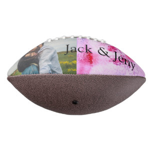 Ballon De Foot Simple pink blue watercoloradd