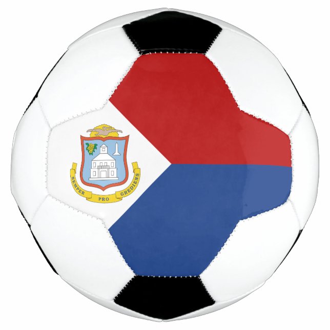 Ballon De Foot Sint Maarten Flag (Devant)