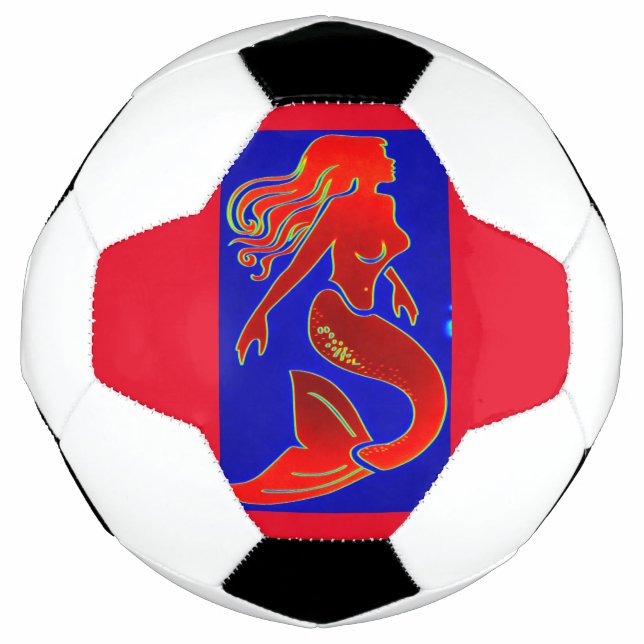 Ballon De Foot sirène rouge (Devant)