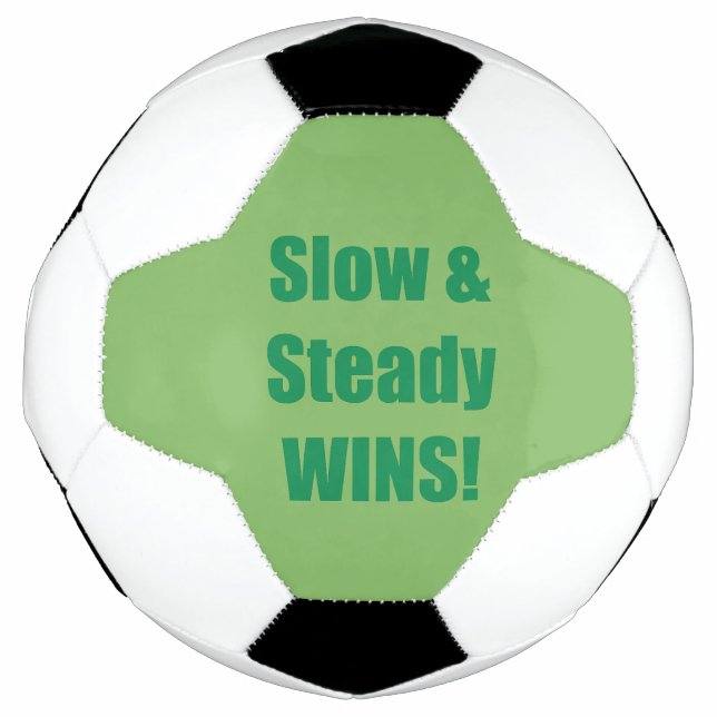 Ballon De Foot Slow & Steady WINS! (Devant)