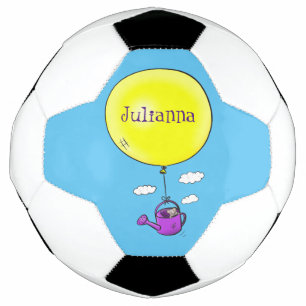 Ballon De Foot Souris mignonne dans la canette d'arrosage avec de