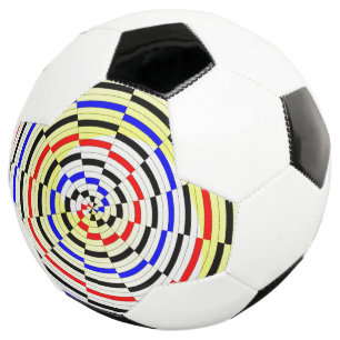 Ballon De Foot Spirales jaunes par Kenneth Yoncich