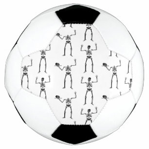 Ballon De Foot Squelettes d'Halloween, friandises ou farces, Hou