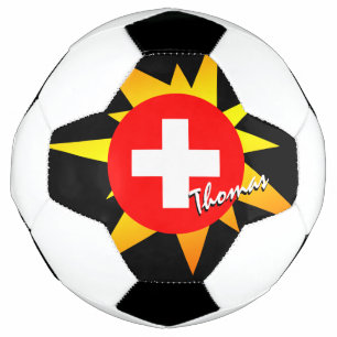 Ballon De Foot Suisse Football & Swiss Flag / BANG