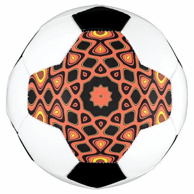 BALLON DE FOOT SUNSET ABSTRAIT (Devant)