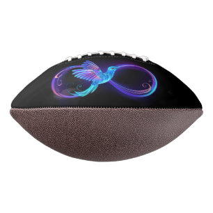 Ballon De Foot Symbole de Neon Infinity par Glowing Hummingbird