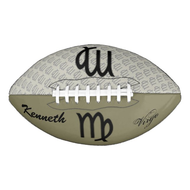 Ballon De Foot Symbole du Zodiaque de la Virgo Standard par Kenne (Devant)