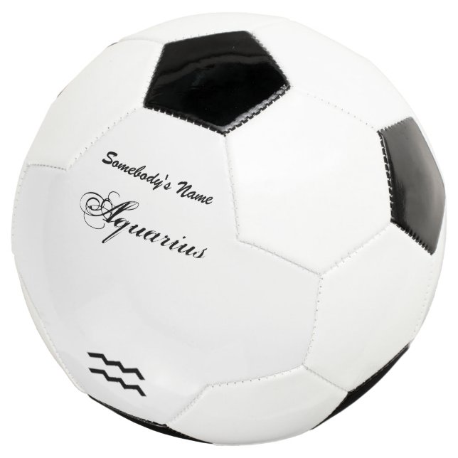 Ballon De Foot Symbole Zodiaque Aquarius Standard par K Yoncich (3/4)